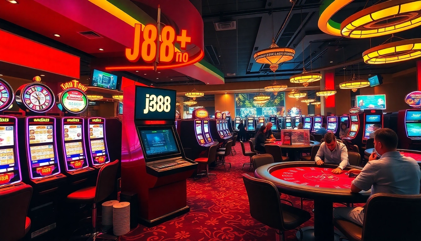 Experience the thrill of j88 nổ hũ at our engaging casino with vibrant slot machines.