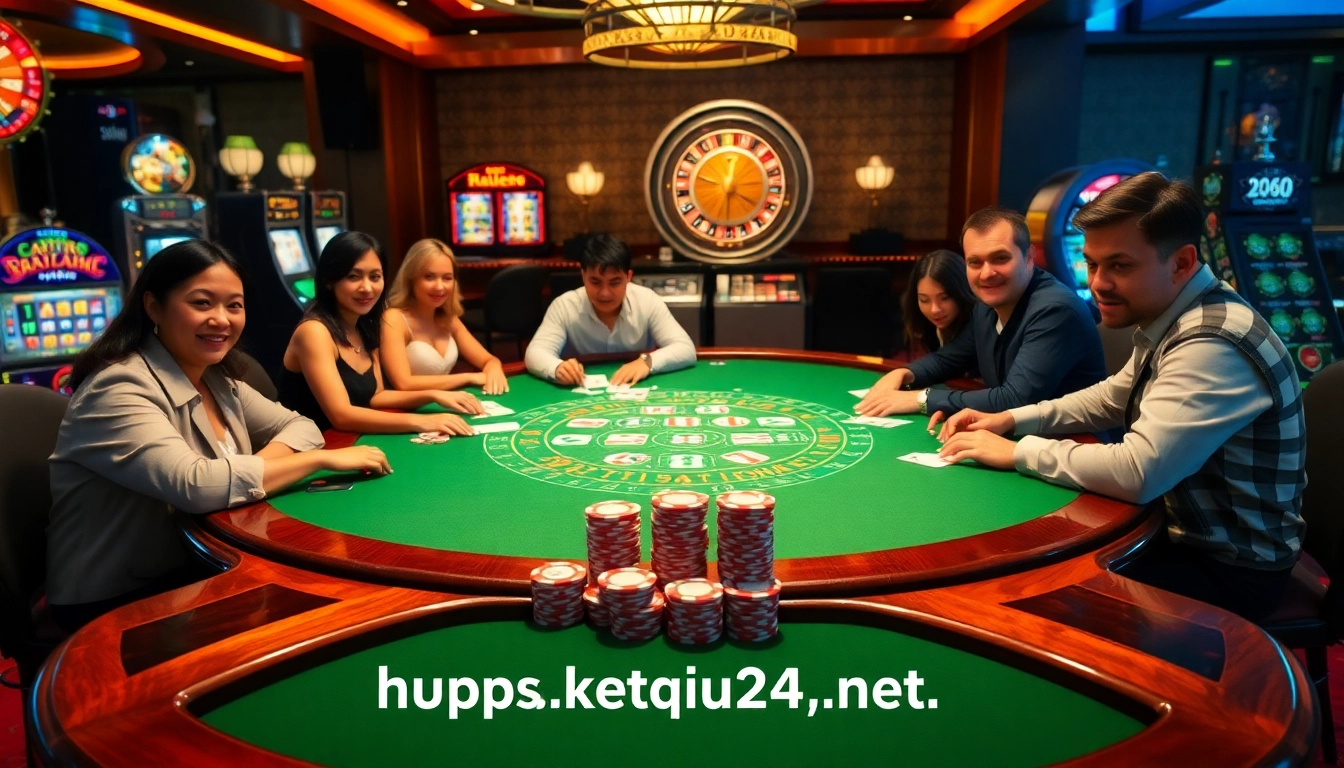 Gamble at https://ketqua24.net/ while enjoying an exciting blackjack game with vibrant poker chips.